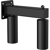 Sdstone Adjustable Slide Gate Guide Roller, 6" Dual Hard Nylon Guider,Heavy Duty Sliding Gate Rollers,Rust Proof Gate Roller Guide Post Roller
