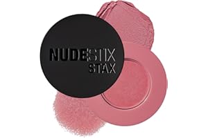 Nudestix STAX All Over Color Blush Balm – Multi-Use Cream Blush for Cheeks, Eyes & Lips with Soft Matte Finish