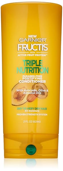 GARNIER FRUCTIS TRIPLE NUTRITION CONDITIONER, DRY TO VERY DRY HAIR, 21 FL. OZ.