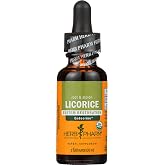 Herb Pharm Certified Organic Licorice Liquid Extract for Endocrine System Support - 1 Ounce (DLIC01)