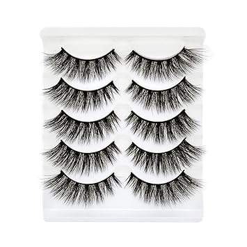 Bepholan Faux Eyelash 3D Mink Eyelashes Strip False Eyelashes Beauty Pack Reusable Invisible Band Soft Long and Thick Fashion Hand Made for Women