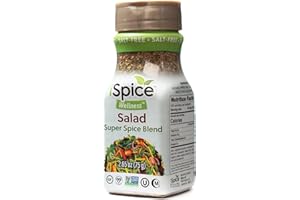 iSpice - Salt-Free | Sugar free | 100% Pure Wellness Salad Seasoning Fat Free Super Spice Blend | All Natural | Ready to use as is | No preparation is necessary