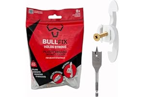 Bullfix Extra Heavy Duty Drywall Anchors, Holds up to 293lbs, Hollow Wall Anchor Mount Set with Screws Included, Stronger Than Toggle Bolts and Butterfly Screw - Patented Design - Starter Pack