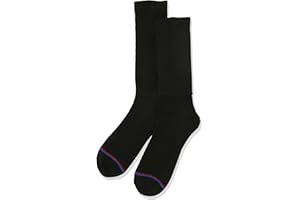 Medipeds Men's 8 Pack Diabetic Extra Wide Crew Socks