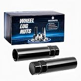 2pcs 7 Point Spline Lug Nuts Tuner Socket Key Tool | For 13/16inch and 7/8inch Hex Socket Wrench 7 Spline Socket Key Black for 14x1.5 14x2.0 9/16inch Lug Nut