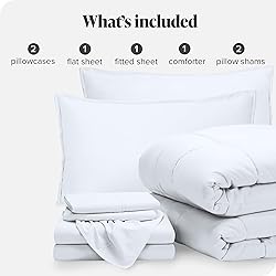 Bare Home Bed-in-A-Bag 7 Piece Comforter & Sheet