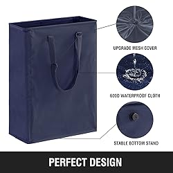 Slim Laundry Hamper with Adjustable Long