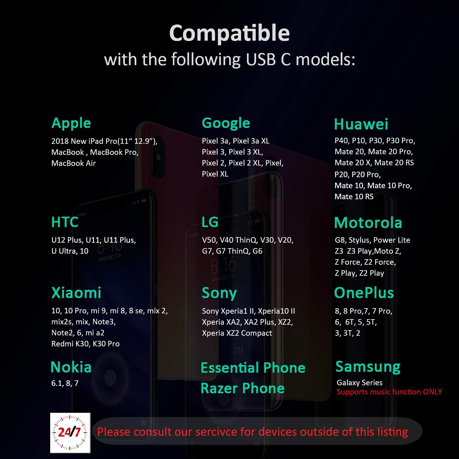 TRILINK USB Type C Earbud Headphones, Hi-Res In-Ear Earphone with Mic for New iPad Pro/MacBook Pro/Air, Xiaomi 10/mi 8 - Image 3