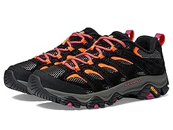 Merrell Women's Moab 3 Hiking Shoe, Black/Multi, 7.5