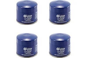 LOOP Engine Oil Filter (4 Pack) For Hyundai Kia Elantra Tucson Accent Subaru Sorento Forte Santa Fe Sport Soul Sonata Sportag