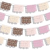 Mexican Cielito Lindo Party Decorations - 2 PCS Cielito Lindo Papel Picado Banners 196.8 in (16 ft 5 in) Cinco de Mayo Fiesta Garland for Birthday and Baby Shower