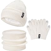 Toddler Baby Kids Winter Hats Mittens Scarfs for 6-12 Months, Beanie Gloves Neck Warmer Gifts for 2 3 4-8 Year Old Girls Boys