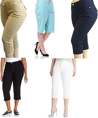 plus size capri jeans