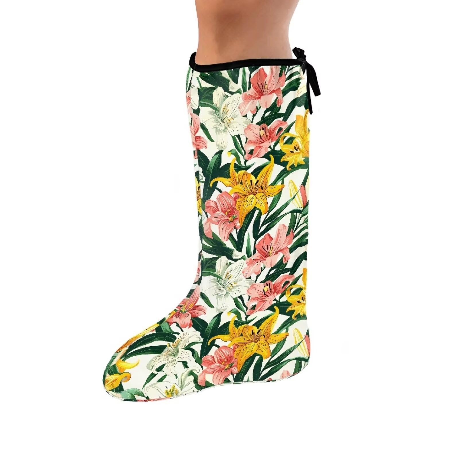 LedBack Floral Cast Covers for Leg Cast Cover Sock