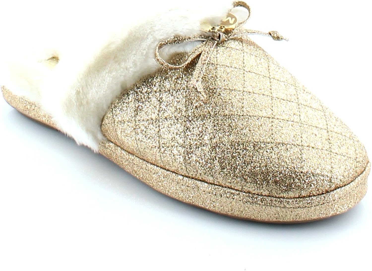 michael kors gold slippers