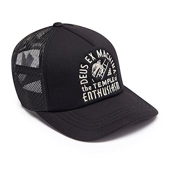 DEUS Kappe Trucker TEMPLE - black