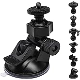 Sportway S30 Pro Dash Cam Suction Mount (2 Gen) 360&deg; Secure Adjustable View | 10pcs Joints for REXING Z-Edge Old Shark YI KDLINKS Falcon Zero Transcend Crosstour VANTRUE GoPro... 98% Dash Cameras DVR GPS