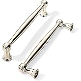 khtumeware 10 Pack Polished Nickel Cabinet Pulls 5 Inch(128mm) Hole Centers Cabinet Pulls Kitchen Cabinet Hardware for Cupboa
