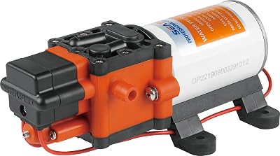 LIGHTEU DC 12V 5LPM 6.9 bar Self Priming Diaphragm Pump