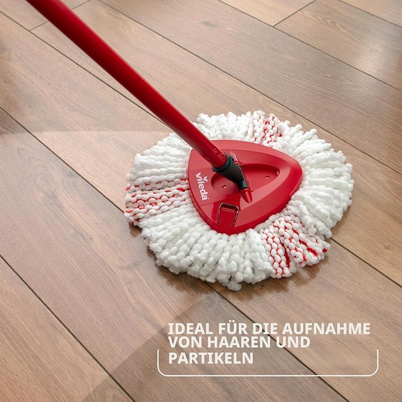 Turbo 2in1 Wischmopp-Set mit Fußpedal, Teleskopstiel