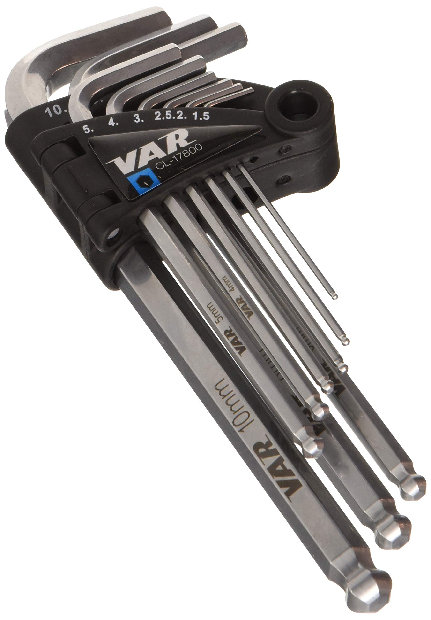 VAR Pro Hex Keys - 1.5, 2, 2.5, 3, 4, 5, 6, 8, 10