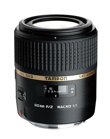 Tamron SP AF 60mm F/2.0 Di II Macro 1:1 Objektiv für Nikon (mit eingebautem Motor)