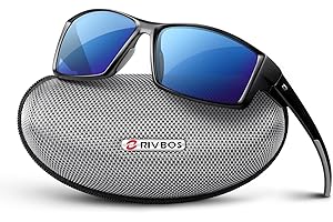 RIVBOS Polarized Sports Sunglasses Driving shades For Men Women TR90 Unbreakable Frame RBS861