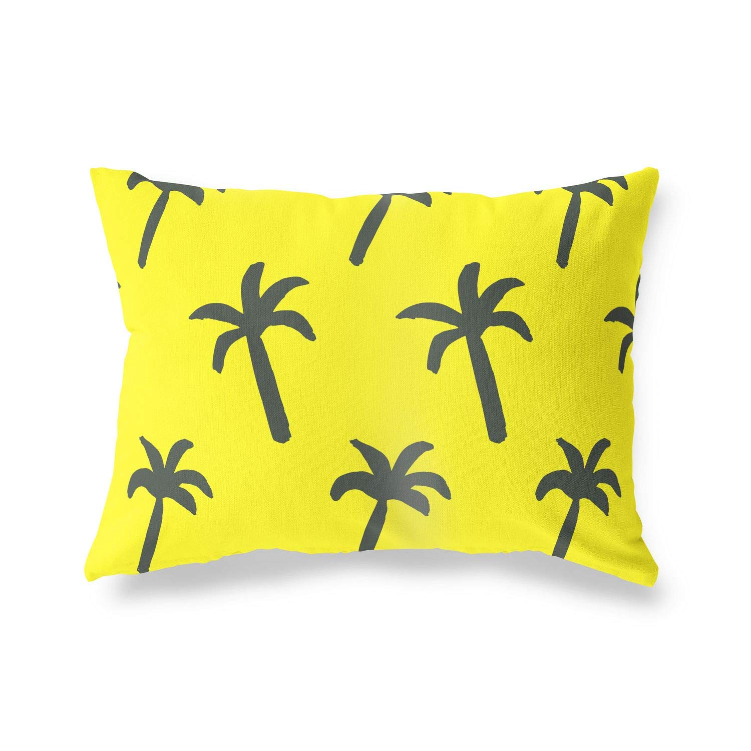 BonaMaison Decorative Cushion Cover, Neon Yellow-Fume Throw Pillow Covers, Home Decorative Pillowcases for Livingroom, Sofa, Bedroom, Size: 45X60 Cm - Designed and Manufactured in Turkey
