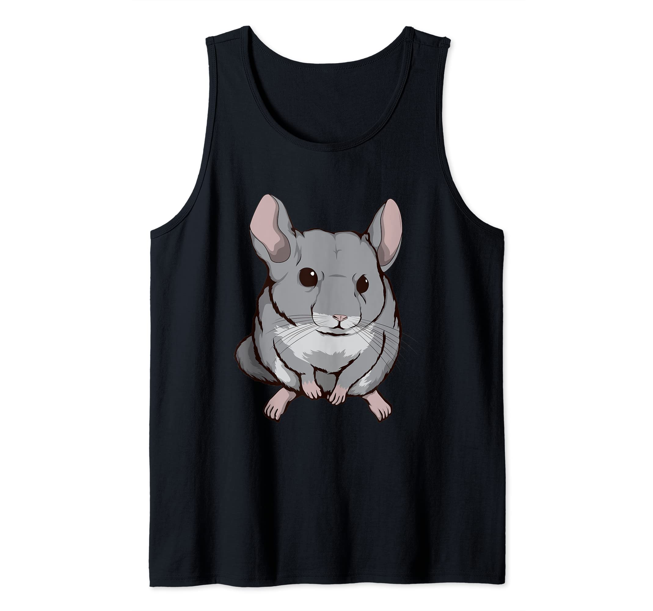Cute Chinchilla Art Chinchilla Owner Rodent Chinchilla Tank Top