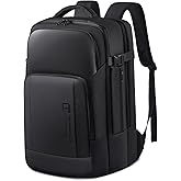 TANGCORLE Travel Backpack for Men, 17.3 Inches Business Laptop Backpack Water-Resistant Carry on Airline Approved 18x14x8 Luggage Backpack with USB Charger Port