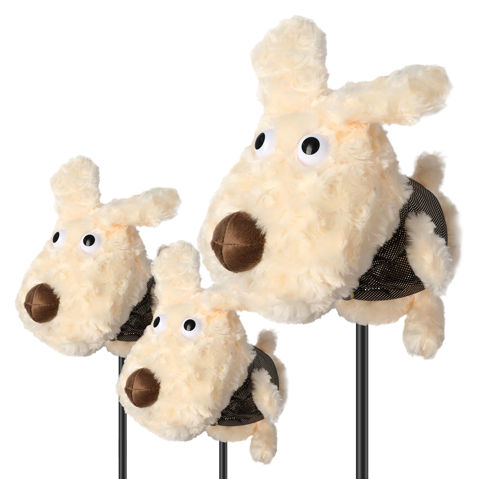 LONGCHAO Golf Headcover Animal, Funny Animal Golf Head Covers Fits Most Oversized Drivers,Golf Driver Headcover(Gray)