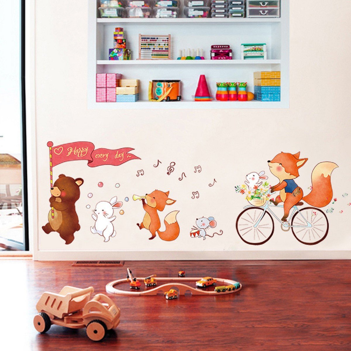 Cuisine Maison Stickers Muraux Animal De Bande Dessinee Wall Sticker Bebe Chambre Maternelle Decor A La Maison Enfants Art Stickers Stickers Muraux Pour Enfants Chambres Ram Mount Co Uk