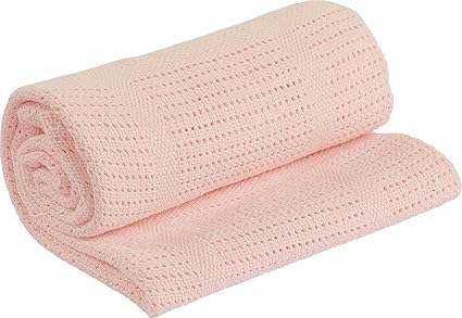 pink pram blanket