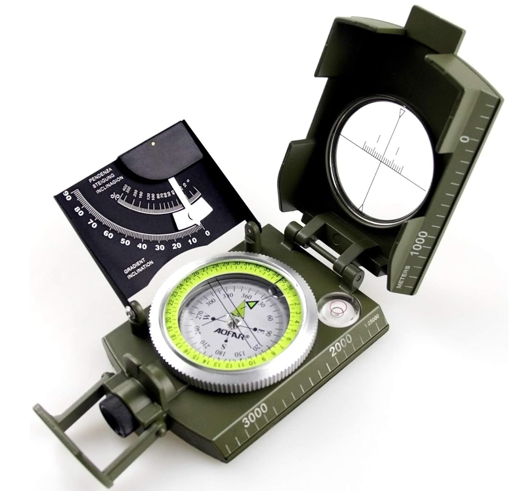 AOFAR Military Compass AF-4074 Camo for