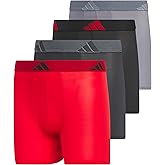 adidas Youth Microfiber Boxer Brief (Multipack) Athletic Underwear for Kids Boys