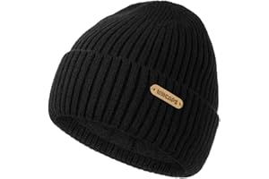 Wmcaps Thermal Fleece Kids Toddler Winter Beanie Hat, Boys Girls Warm Toque Enfant Cuffed Cap, Children Baby Gift Ideas