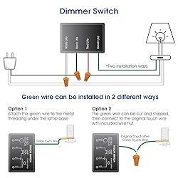 Zeifun Touch Lamp Switch 2 Pack, Touch Lamp Control