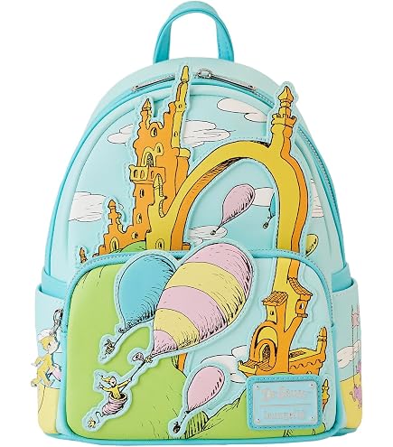Loungefly Dr. Seuss The Cat In The Hat Falling Icons Mini Backpack - BoxLunch Exclusive NONE