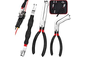 SBGGRL３Pcs Automotive Electrical Connector Pliers and Terminal Pin Removal Tool Set,37960/37980/13120 Electric Wire Plug Disconnect for Car Push Tab Style Plugs Separator