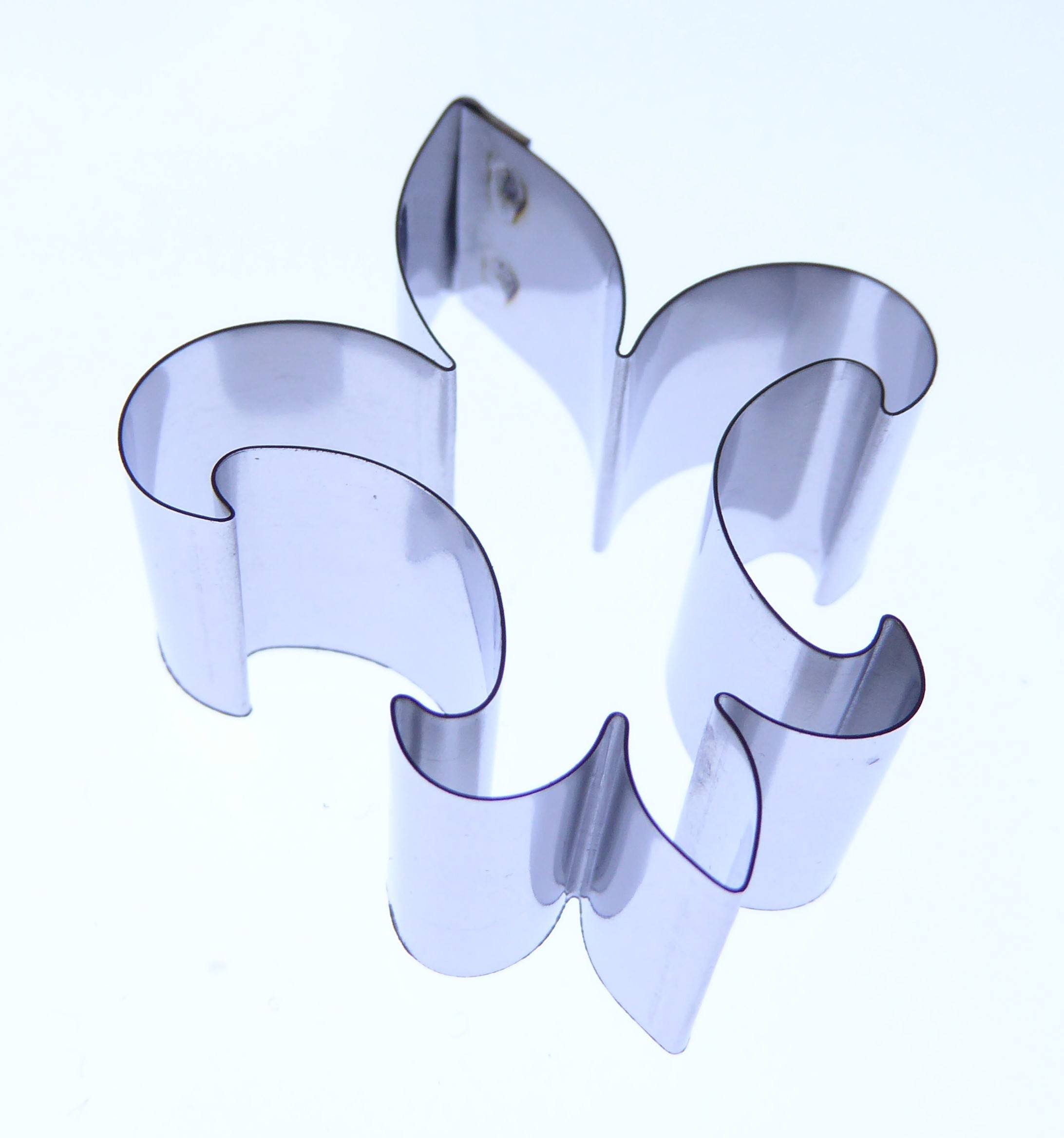 Valley Cutter Company Fleur de Lis Small Stainless Steel Sugarcraft Cutter - 45 x 32mm - 1 Piece