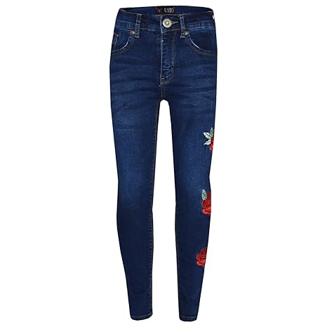 A2Z 4 Kids® Mädchen Dehnbar Jeans Kinder Zerrissen Dinem Hosen Mode Hosen Jeggings Alter 5 6 7 8 9 10 11 12 13 Jahre