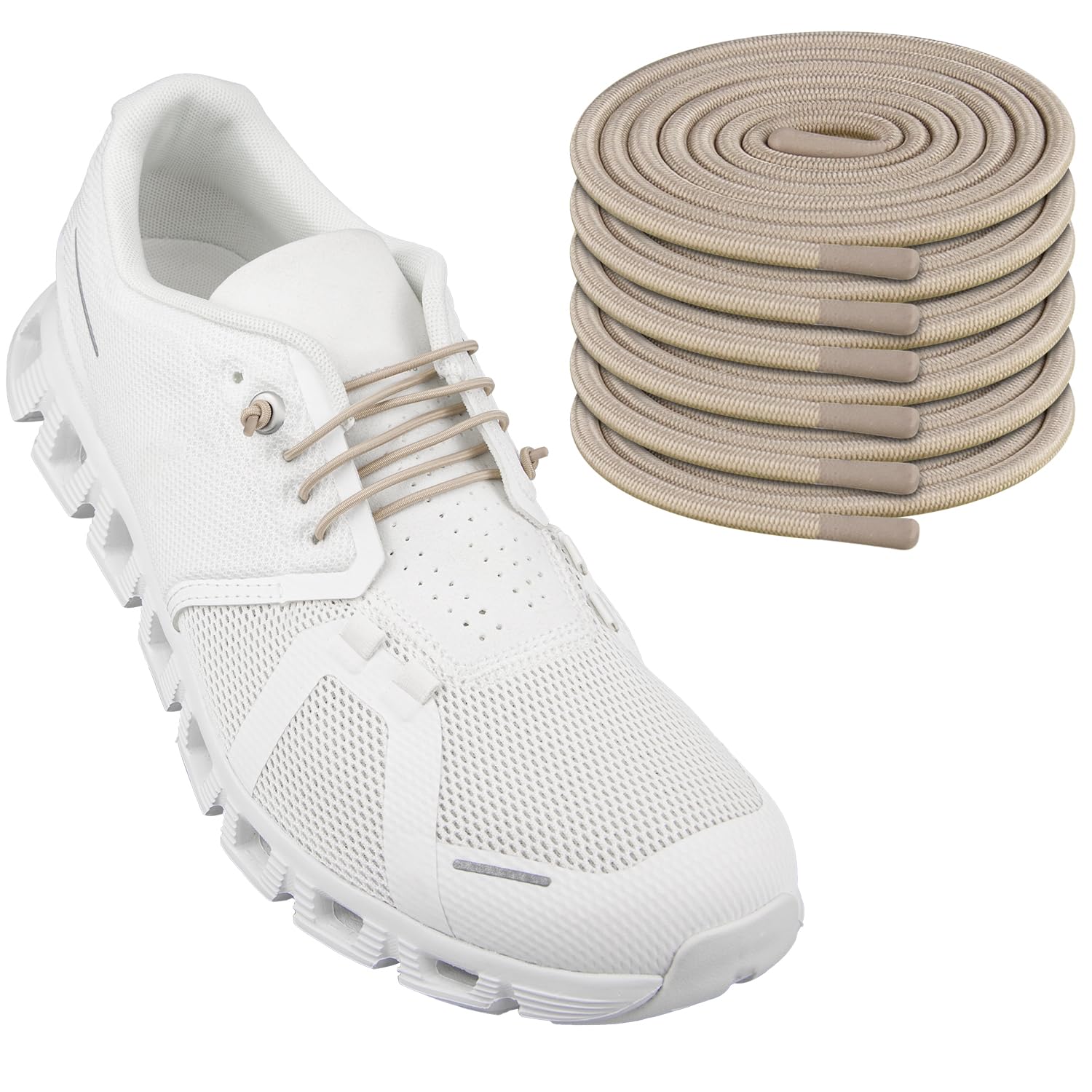 3 Pairs Elastic Shoelaces for ON Cloud 5 & 6 No Tie