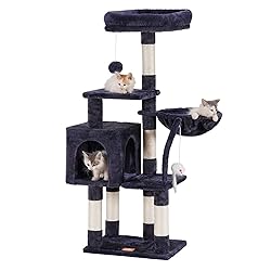 Heybly Cat Tree with Toy, Cat Tower Condo for