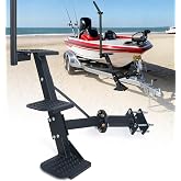 Aupar Boat Trailer Steps, Heavy Duty Trailer Winch Post Steps with Handle | Universal Fit for 3" x 3", 3.5" x 3.5", Non-Slip Surface, 450Lbs Capacity