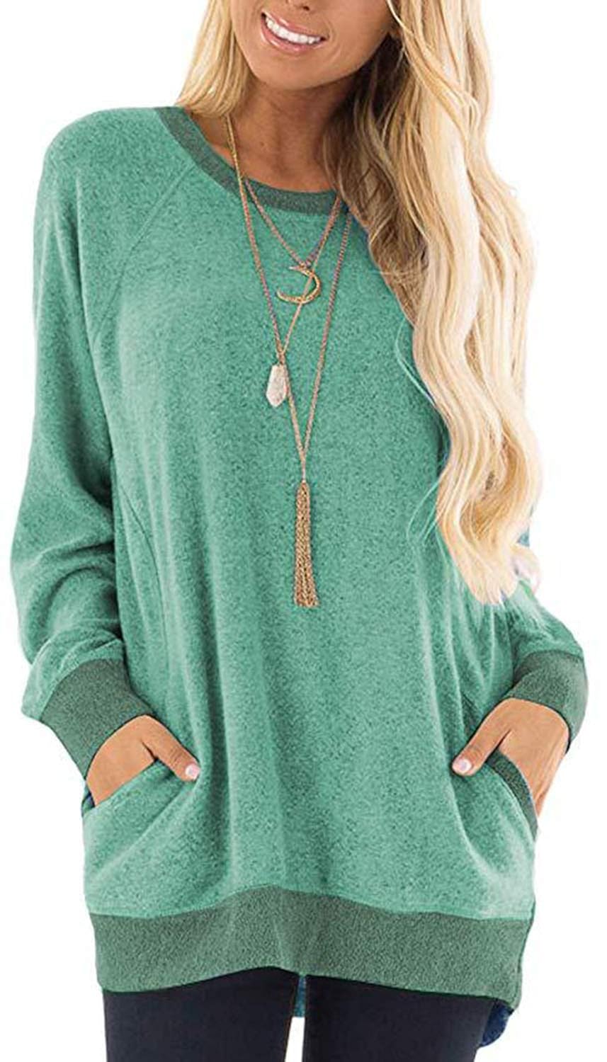 Womens Soft Sweatshirts Sweaters Long 