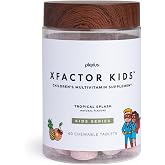 Plexus&reg; Xfactor Kids&trade; 60 Chewable Tablets | Chewable multivitamin + probiotic for kids with 13 essential vitamins, 4 billion CFUs, supports growth and immune health