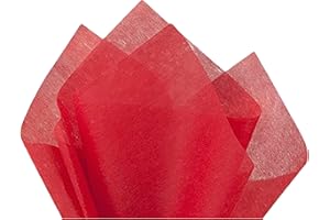A1 BAKERY SUPPLIES Red Non-Woven Tissue Sheets 10 Sheet Pack ~ 20"x26" Sheets Strong Polyester use for Flowers & Bouquet