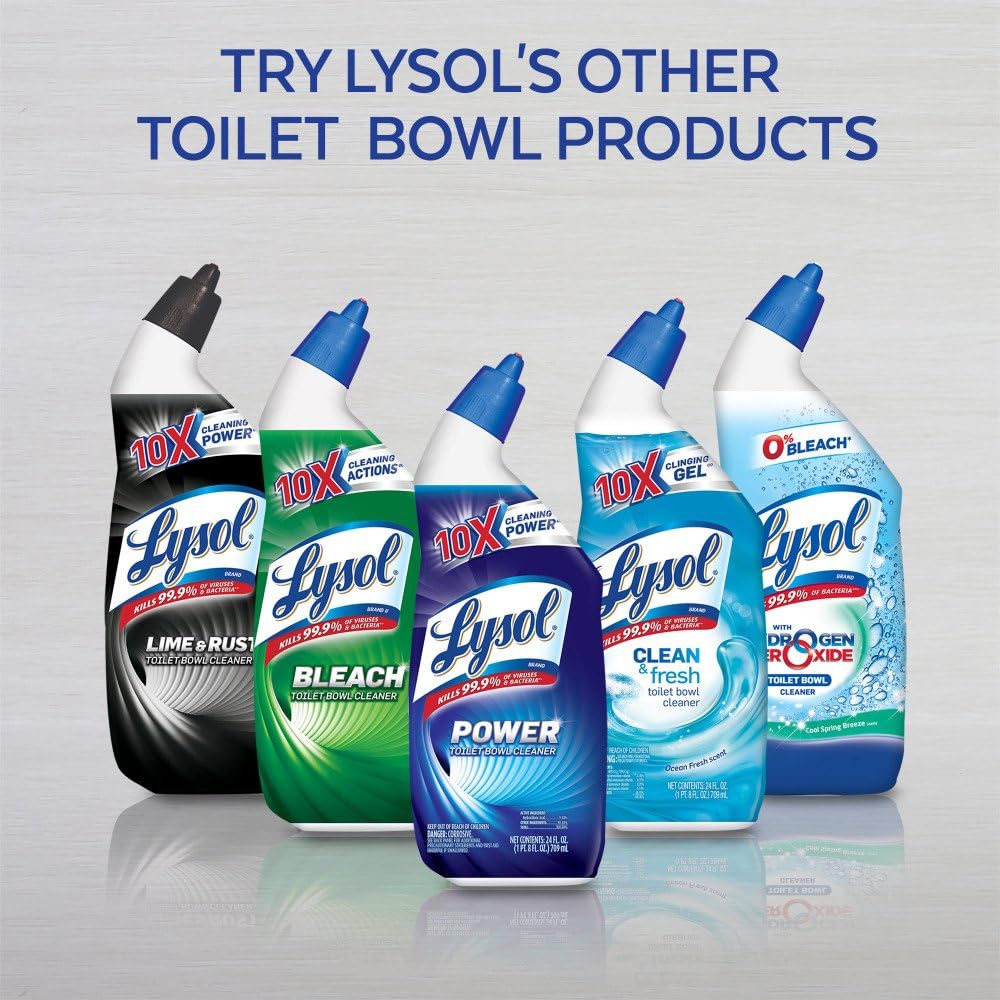 Lysol Power, Toilet Bowl Cleaner, 48oz: Health & Personal Care