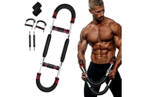 CARETHYS Twister Arm Trainer, Adjustable Chest Workout Equipment, Arm Trainer for Men, Arm Exercise Equipment, Chest Trainer for Men, Shoulders and Forearms Muscle Training Fitness Equipment