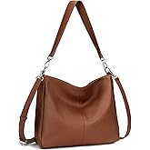 befen Genuine Leather Hobo Bags Purses for Women, Women's Shoulder bag Handbags Crossbody Bag with 2 Shoulder Straps